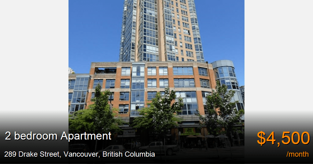 289 drake street, vancouver Apartment for Rent