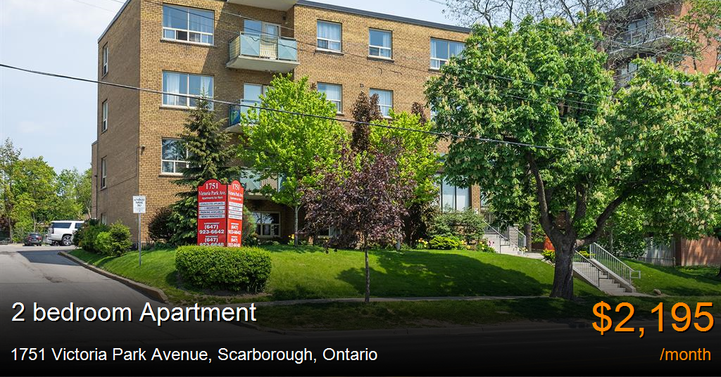 1751 victoria park avenue, scarborough Apartment for Rent