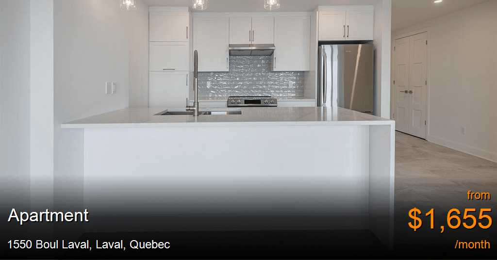 1550 boul laval, laval Apartment for Rent