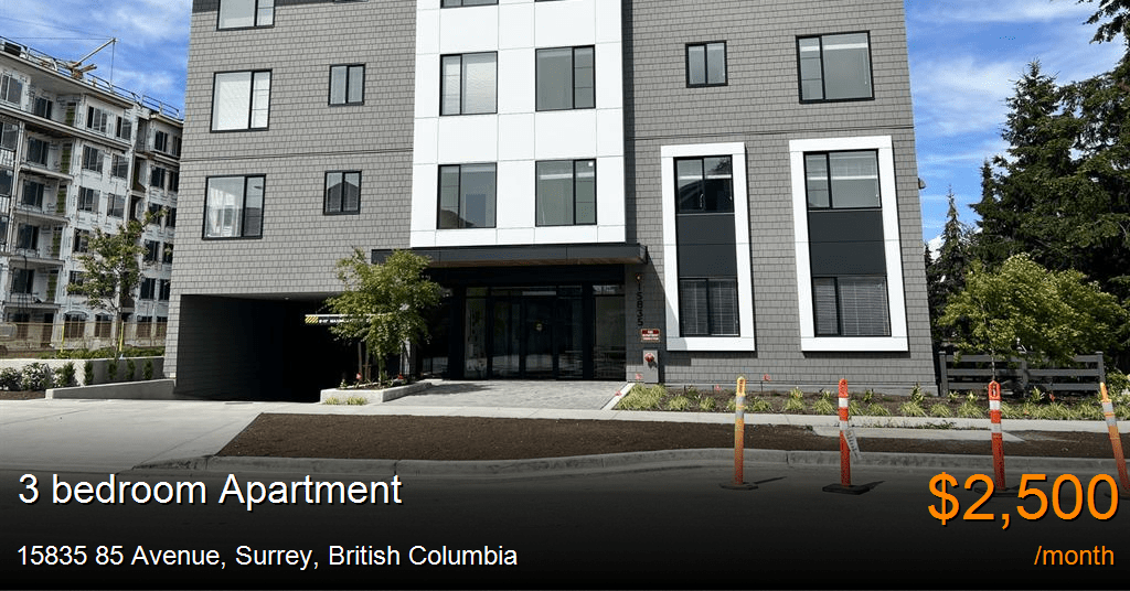15835 85 avenue, surrey Apartment for Rent