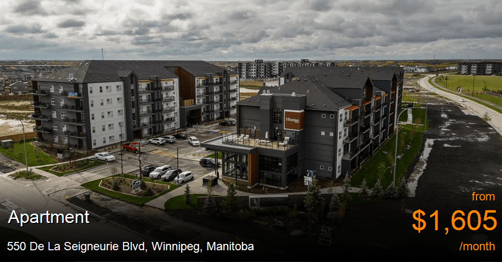 550 de la seigneurie blvd, winnipeg Apartment for Rent