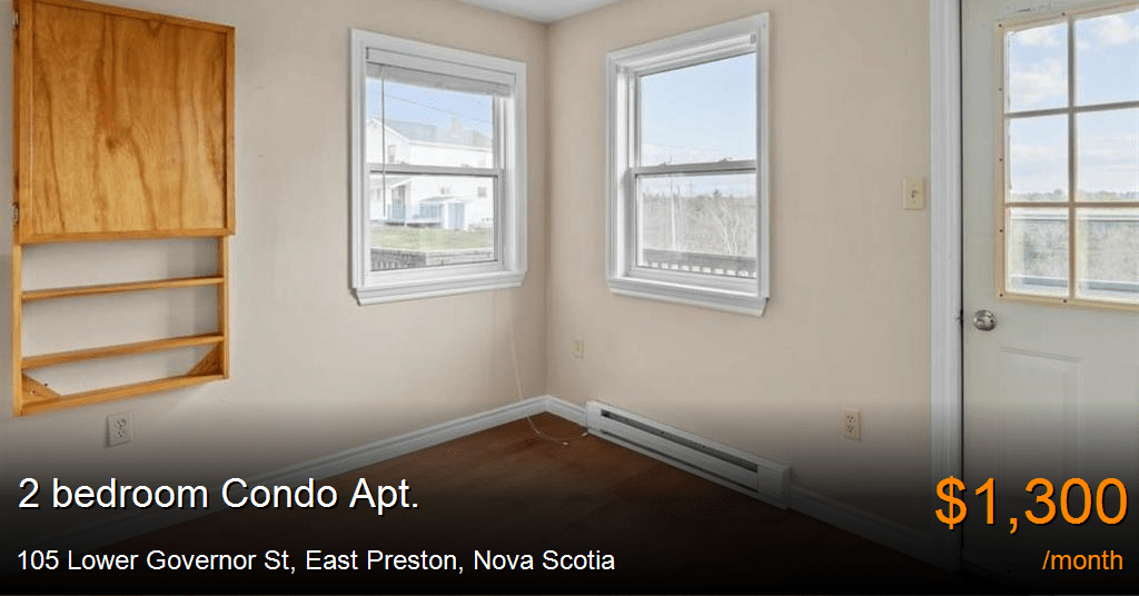 105 lower governor st, east preston Condo Apt. for Rent