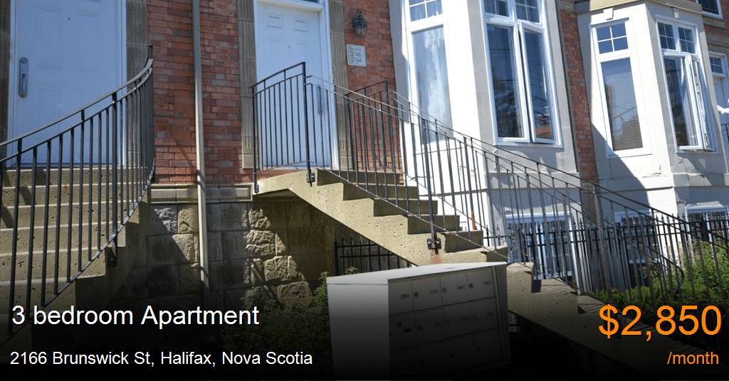 2166 brunswick st, halifax Apartment for Rent