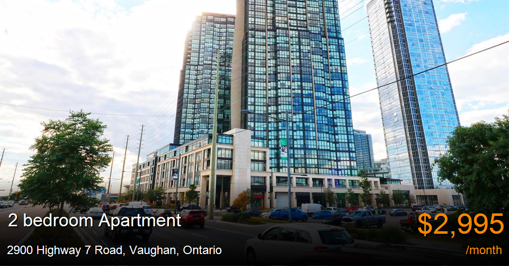 2900 highway 7 road, vaughan Apartment for Rent