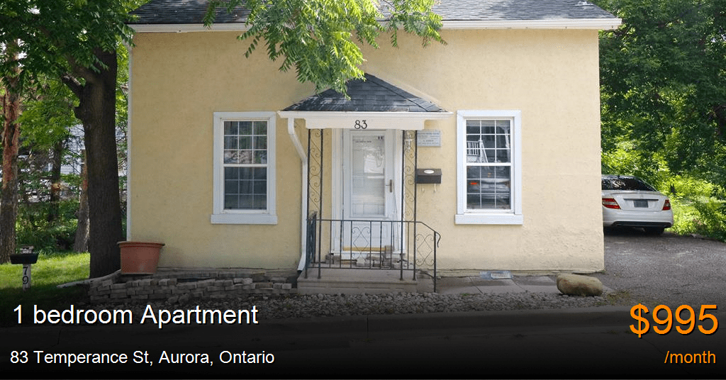 83 temperance st, aurora Apartment for Rent