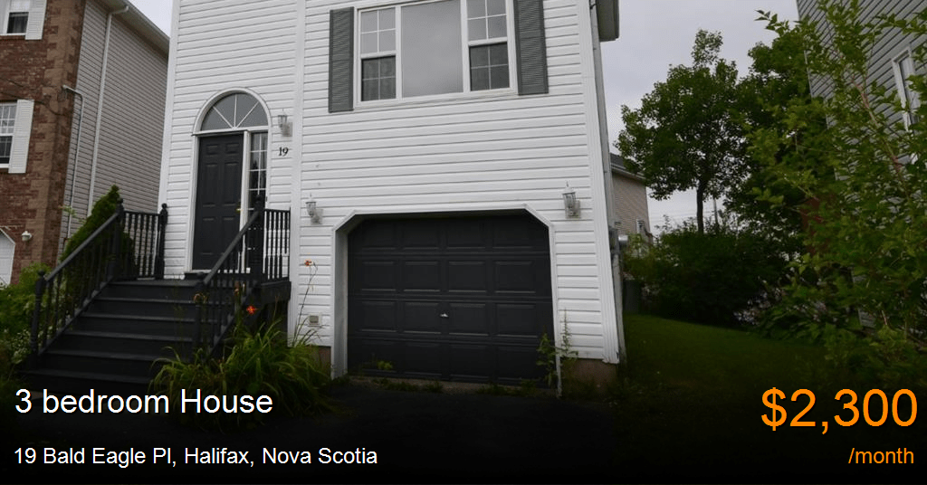 19 bald eagle pl, halifax House for Rent