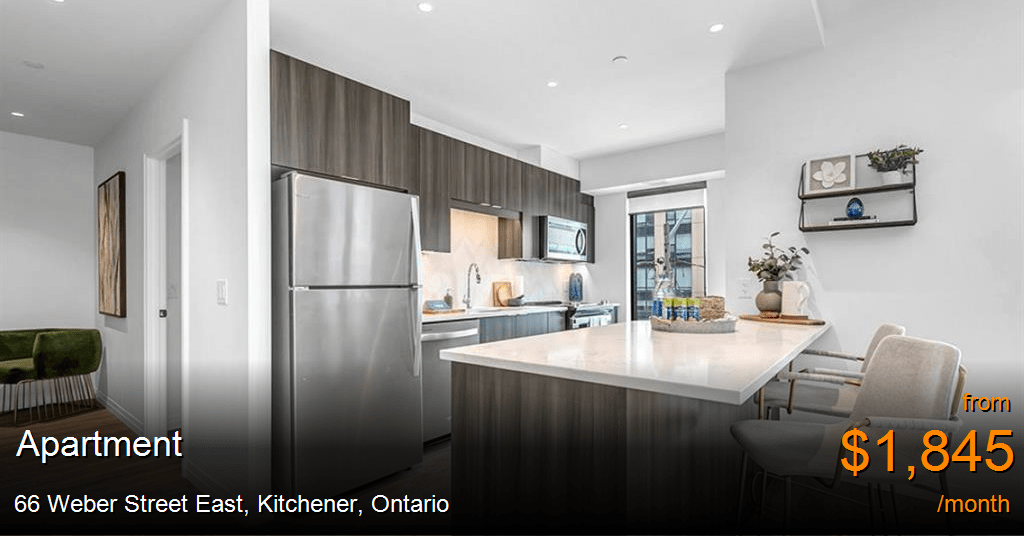 66 weber street east, kitchener Apartment for Rent
