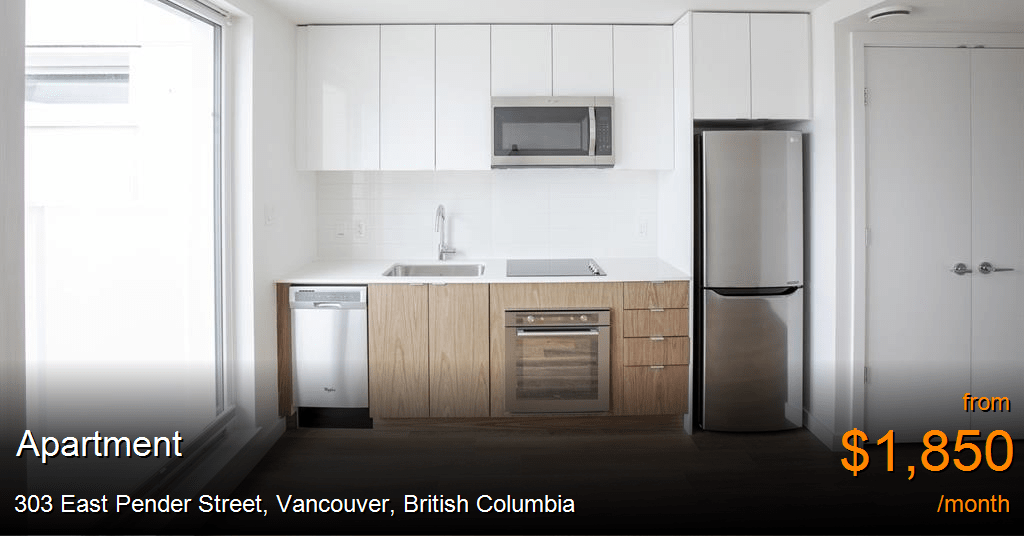 303 pender, vancouver Apartment for Rent