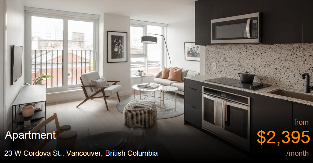 23 w cordova st., vancouver Apartment for Rent