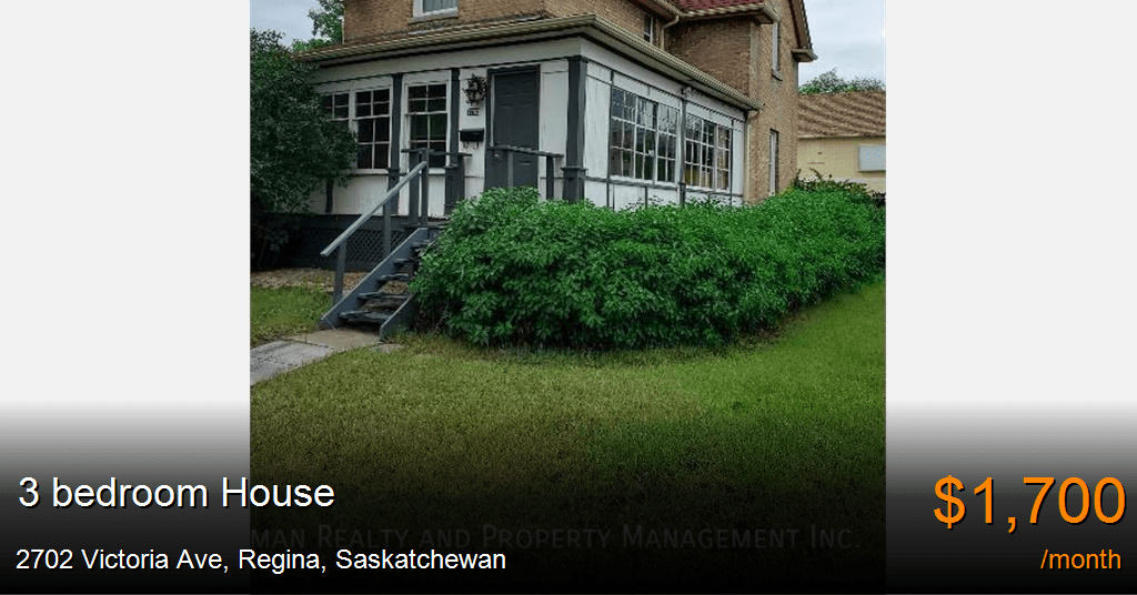 2702 victoria ave, regina House for Rent
