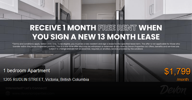 1205 rudlin street, victoria Apartment for Rent