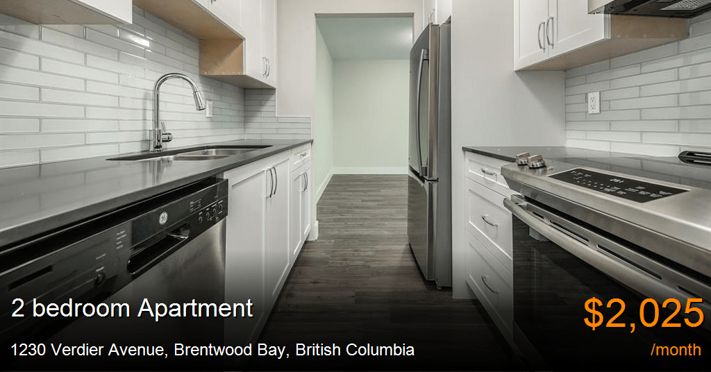 1230 verdier avenue, brentwood bay Apartment for Rent