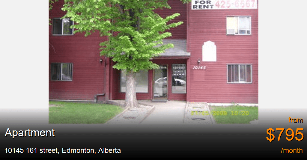 10145 161 street, edmonton Apartment for Rent