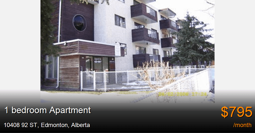 10408 92 st, edmonton Apartment for Rent