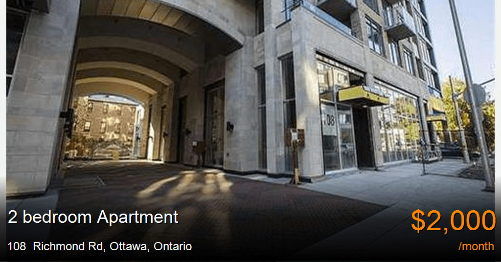 108 richmond rd, ottawa Apartment for Rent