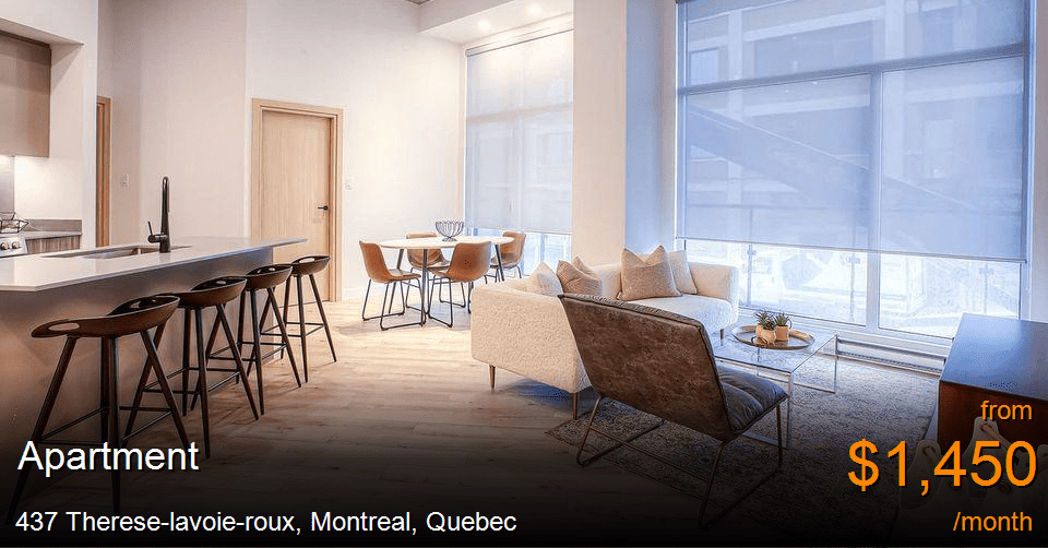 437 thereselavoieroux, montreal Apartment for Rent