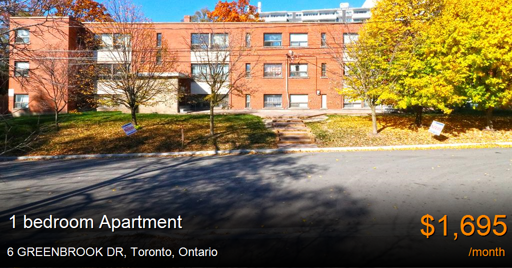6 greenbrook dr, toronto Apartment for Rent