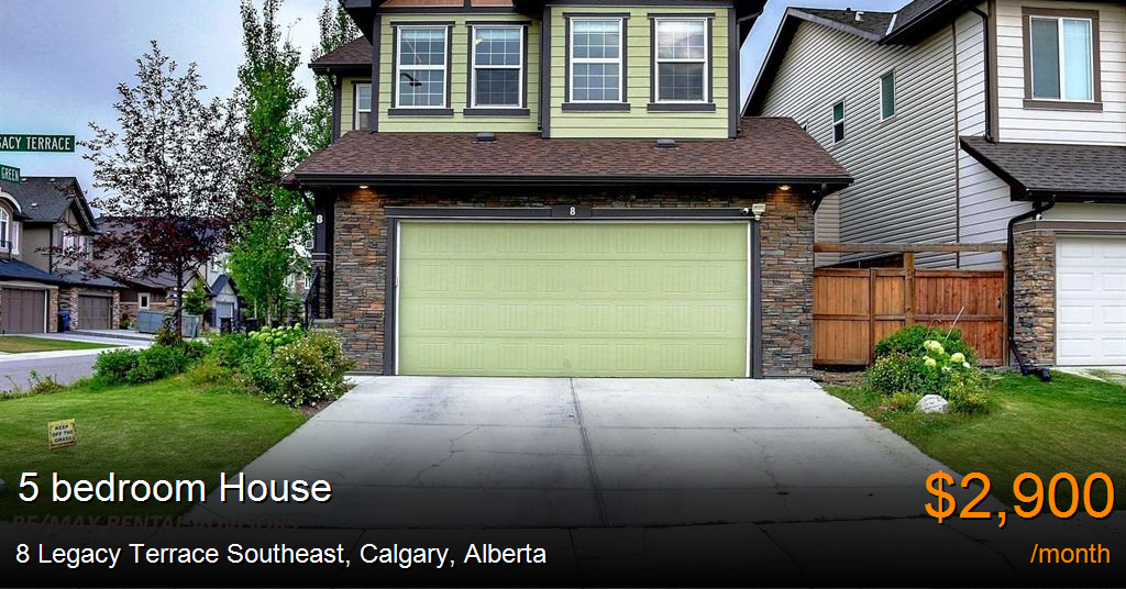 8 legacy terrace southeast, calgary House for Rent