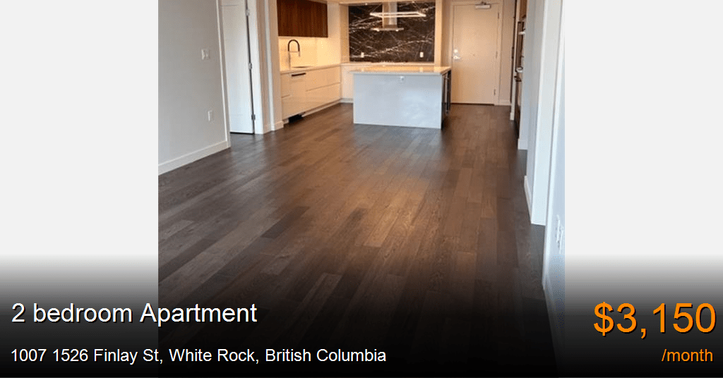 1007 1526 finlay st, white rock Apartment for Rent