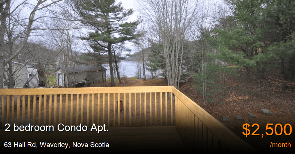 63 Hall Rd, Waverley Condo Apt. for Rent B253701