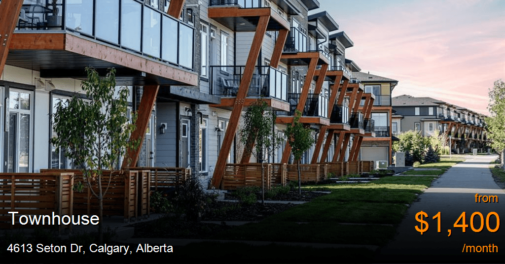 354 seton passage se, calgary Townhouse for Rent