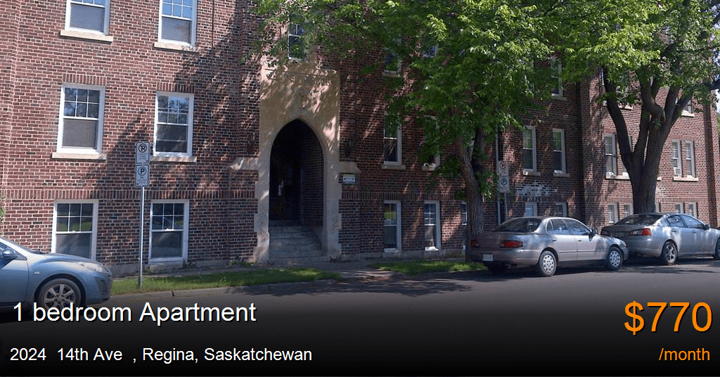 2024 14th ave, regina Apartment for Rent