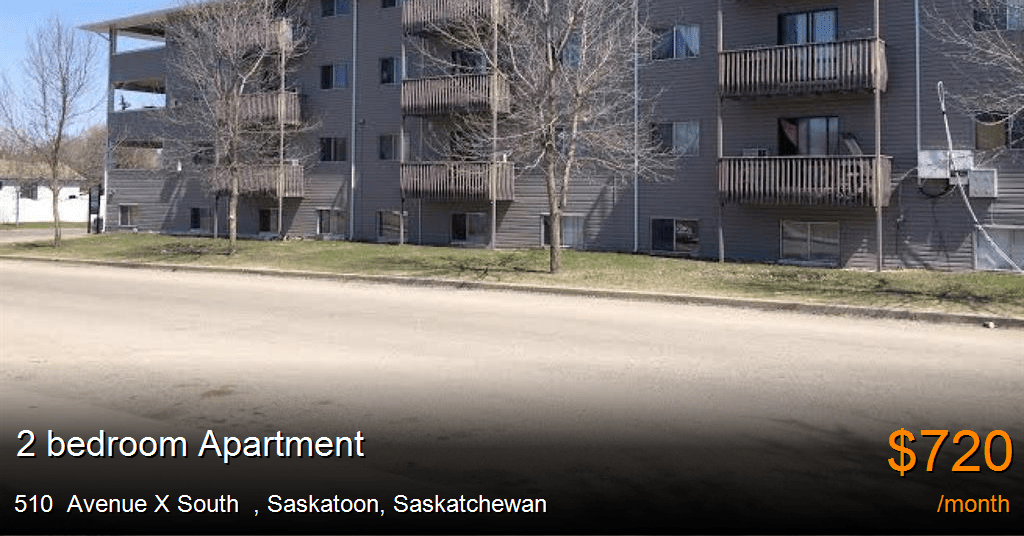 510 avenue x south, saskatoon Apartment for Rent