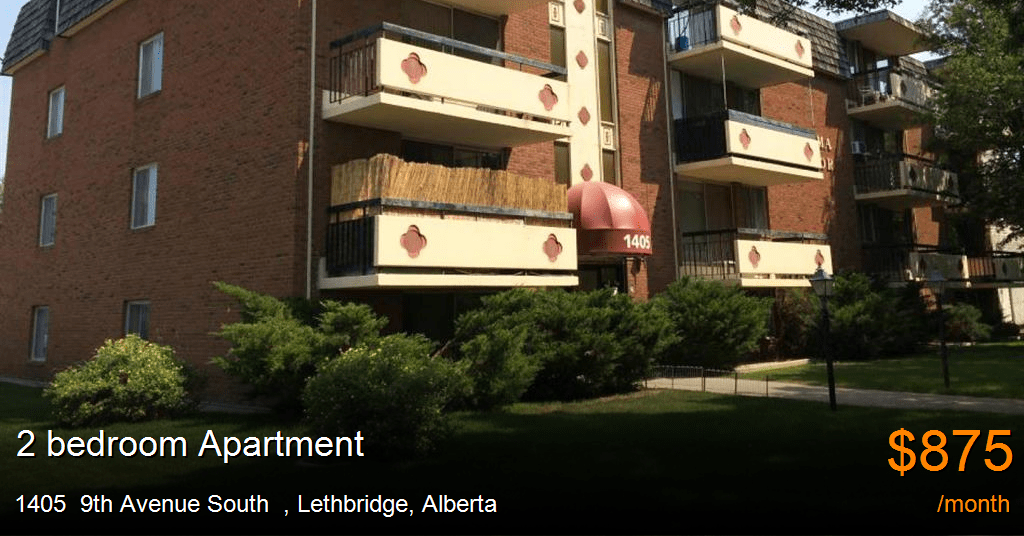 1405 9th avenue south, lethbridge Apartment for Rent