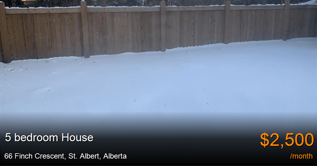 66 finch crescent, st. albert House for Rent