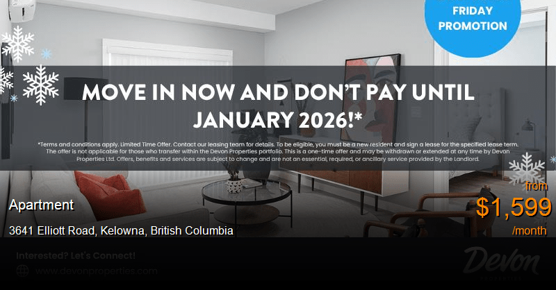 3641 elliott road, kelowna Apartment for Rent