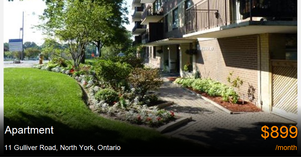 11 gulliver road, north york Apartment for Rent