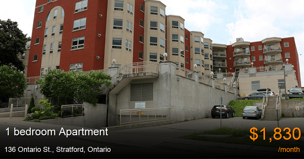 136 Ontario St., Stratford Apartment for Rent