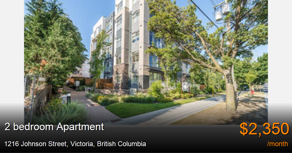 1216 johnson street, victoria Apartment for Rent
