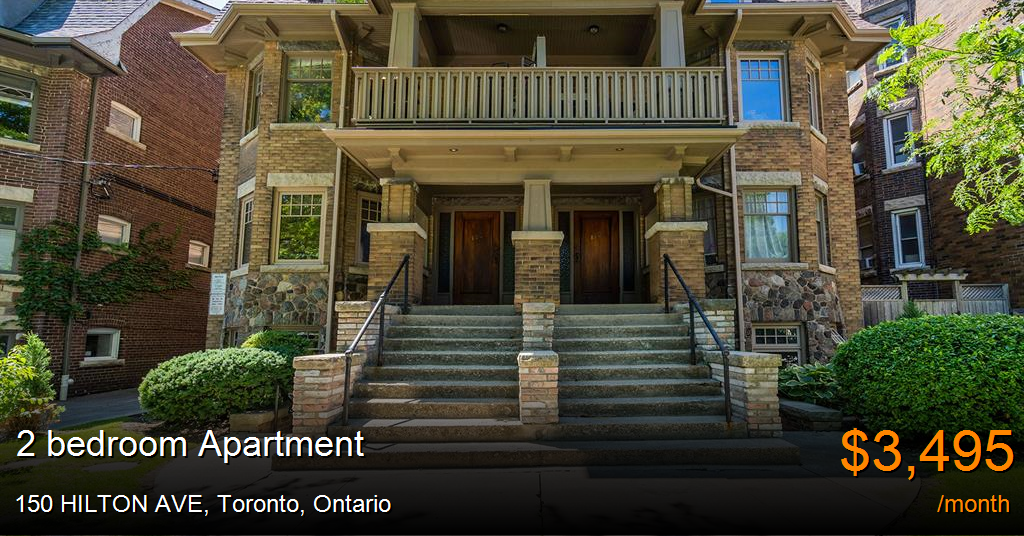 150 hilton ave, toronto Apartment for Rent