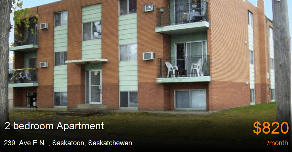 239 ave e n, saskatoon Apartment for Rent