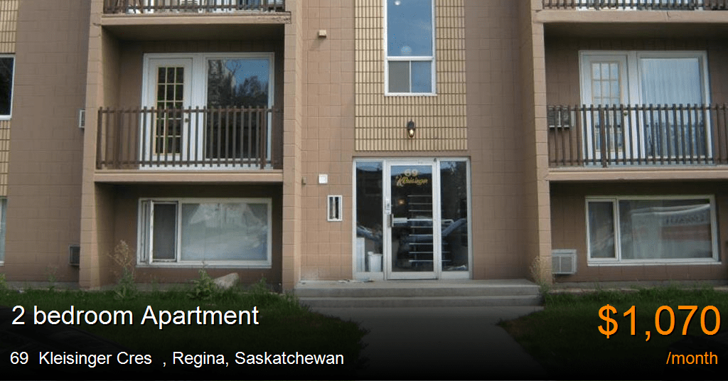69 kleisinger cres, regina Apartment for Rent