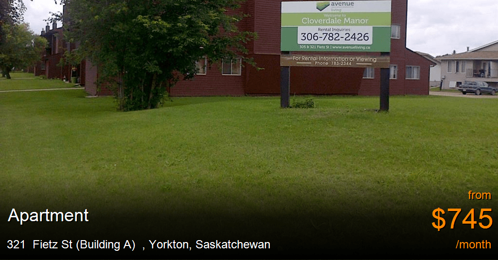 321 fietz st (building a), yorkton Apartment for Rent