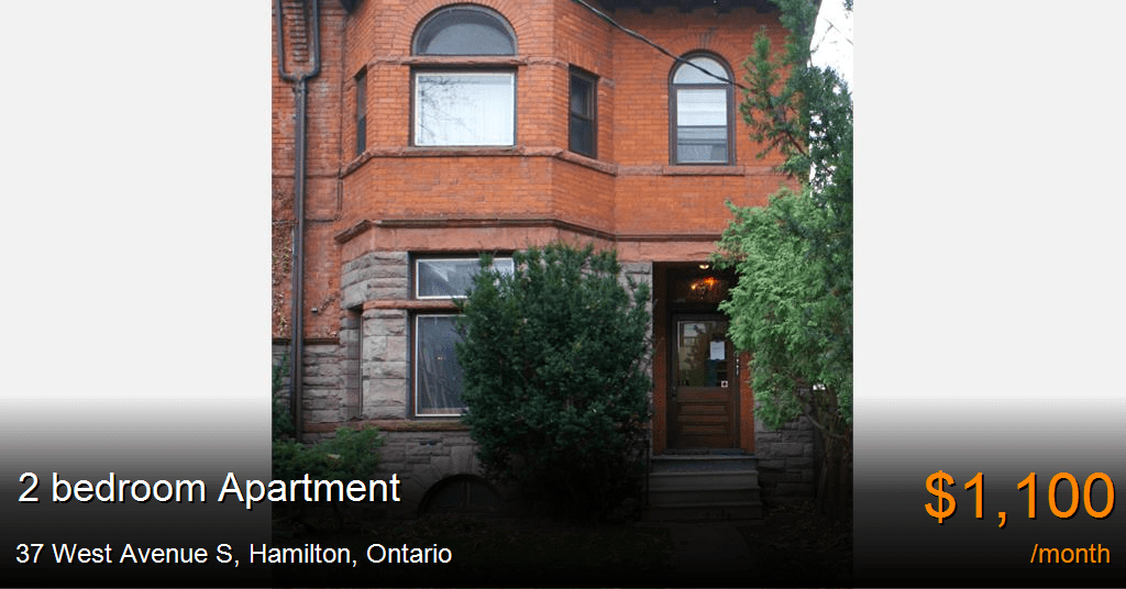 37 west avenue s, hamilton Apartment for Rent