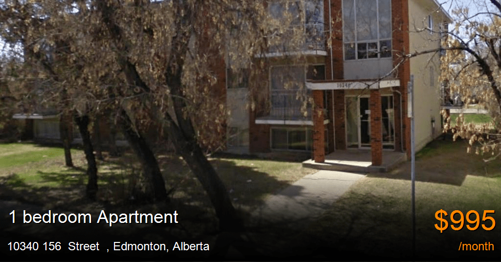 10340 156 street, edmonton Apartment for Rent