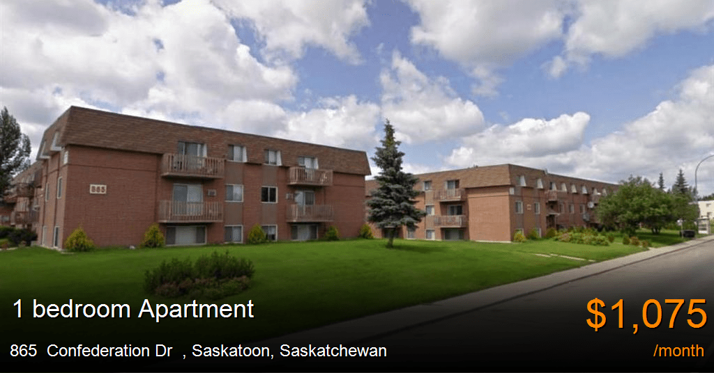 865 confederation dr, saskatoon Apartment for Rent