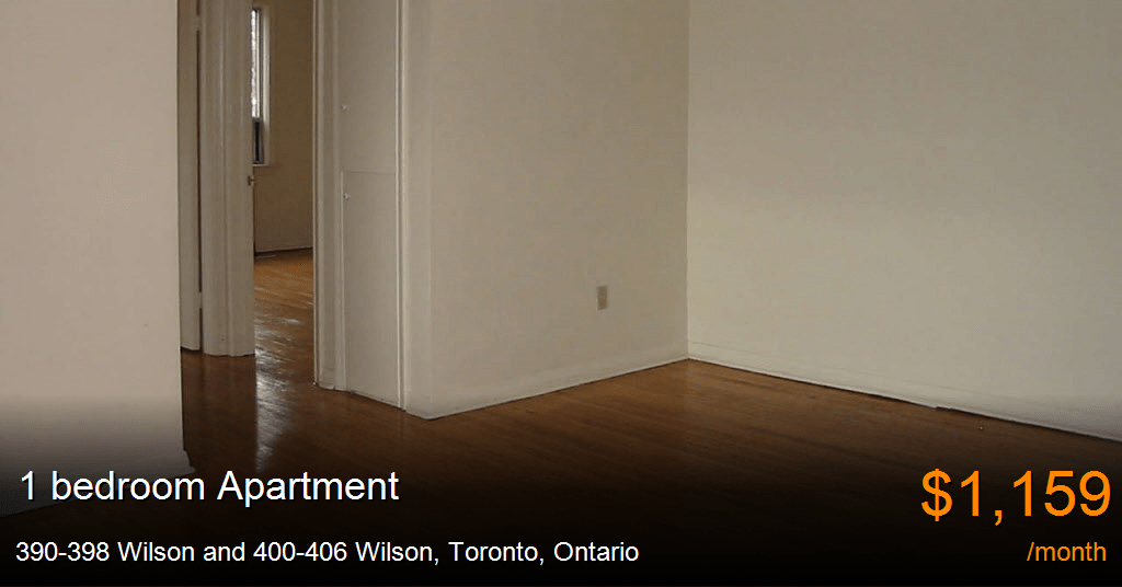 390398 wilson and 400406 wilson, toronto Apartment for Rent