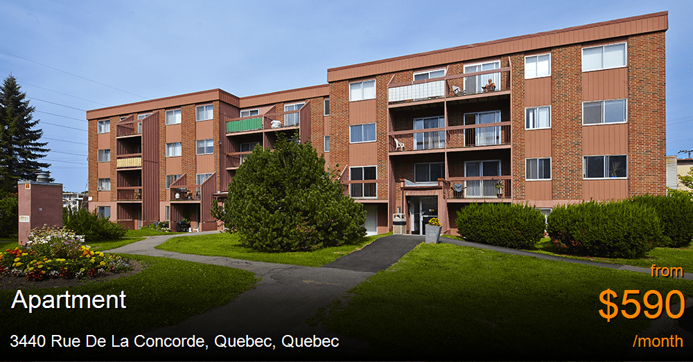 3440 rue de la concorde, quebec Apartment for Rent