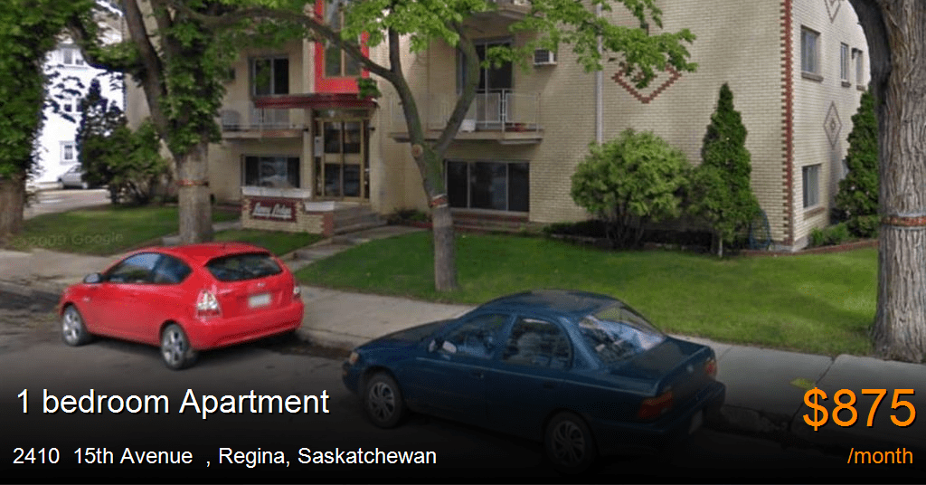 2410 15th avenue, regina Apartment for Rent