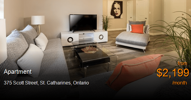 375 Scott Street, St. Catharines Apartment for Rent