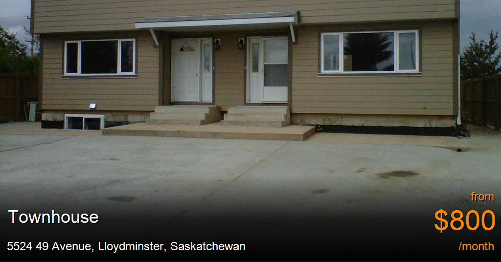 5524 49 avenue, lloydminster Townhouse for Rent