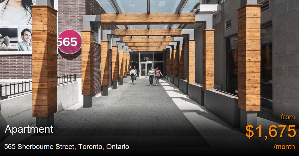 565 Sherbourne Street, Toronto Apartment for Rent