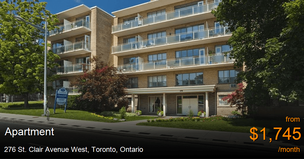 276 St. Clair Avenue West, Toronto Apartment for Rent