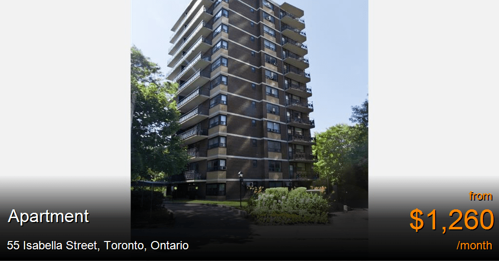 55 isabella street, toronto Apartment for Rent