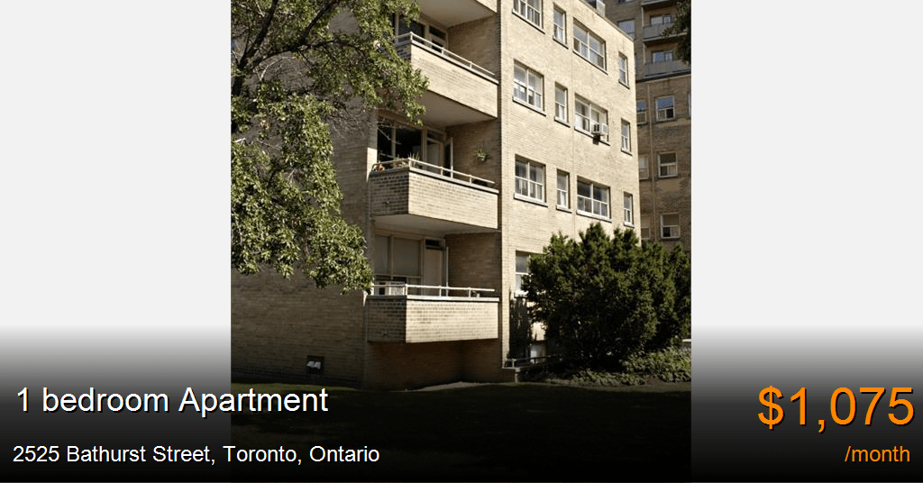 2525 bathurst street, toronto Apartment for Rent