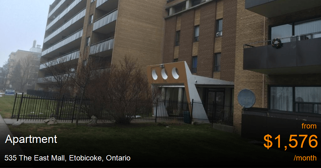 535 The East Mall, Etobicoke Apartment for Rent